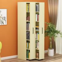 松木书柜文件柜隐形抽屉式储物收纳柜实木书架定制 1米6高一组0.6-0.8米宽