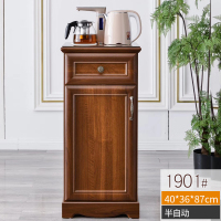 笛浪制冷制热多功能茶水柜现代简约家用客厅餐边柜饮水机柜茶柜定制 1901#木檀色茶水柜单门
