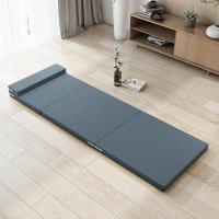 海绵折叠床垫办公室午休床午睡垫打地铺学生宿舍榻榻米垫地垫定制 深蓝色100*200*5