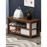 鞋架子简易口家用经济型收纳可坐换鞋凳多层防尘实木鞋柜大容量定制 [工厂特价款]五层100