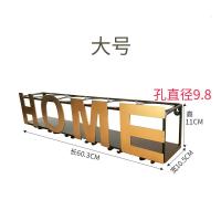 壁挂酒架红酒架客厅墙上吧台吊架铁艺酒格子定制悬挂置物架定制 HOME6孔有隔离圈