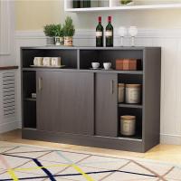 简易餐边柜茶水柜推拉现代简约厨房储物柜多功能碗柜可定做餐柜定制 长90深30高85C款颜色备注双门