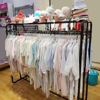 卧室衣架置物挂家用衣架落地室内双杆晾晒衣帽架简易衣服包包挂架定制 长120高135[带板]白色1个