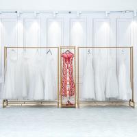 婚纱架子高档展示架落地式铁艺服装店挂衣架简约影楼专用礼服货架定制