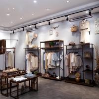 服装店衣架展示架欧式落地式侧挂男装店女装店上墙壁挂装修中岛架定制