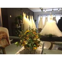 欧式婚纱店衣架展示架落地式挂婚纱架子简约男装双层礼服货架铁艺定制