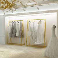 铁艺婚纱架子展示架落地挂衣架婚纱店影楼工作室旗袍礼服秀禾货架定制