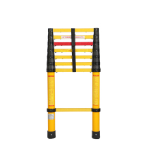 绝缘伸缩梯玻璃钢升降梯电工专用工程梯电力通信梯鱼竿竹节梯加厚定制 鱼竿梯伸开5米