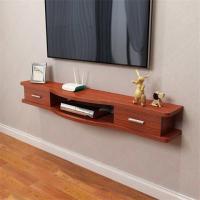 机顶盒背景墙置物架现代简约欧式壁挂电视柜客厅卧室墙壁搁板收纳定制