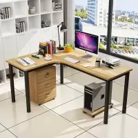 电脑台式桌转角书桌L型转角书桌小户型家用电脑台式桌拐角写字桌(新)定制