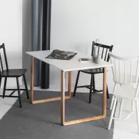 小户型书桌写字台实木办公桌椅组合北欧简约现代家用笔记本电脑桌(新)定制