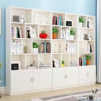 实木书架书柜客厅书橱子简约经济型学生简易落地置物架省空间(新)定制