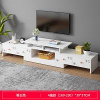 简易电视柜现代简约客厅小户型仿实木家用卧室电视柜茶几组合地柜定制 新款欣欣向荣三年质保组装