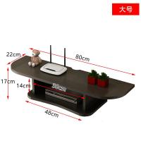 客厅电视机顶盒架路由器壁挂置物架隔板墙上收纳电视柜免打孔定制 大号80cm黑色打孔安装