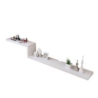 烤漆电视背景墙置物架机顶盒架壁挂电视柜挂墙小户型墙上隔板客厅定制 烤漆1.8米长,2.5厘米厚组装