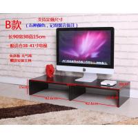 液晶电视机增高架电视柜加高架底座抬高置物架实木颗粒板可定做定制 B款90*30*15[留言颜色]