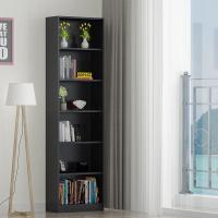 简易书架小书柜格子架订制书架落地简约现代窄柜子定做储物柜定制 180六层加两层门50宽颜色备注’0.6米以下宽