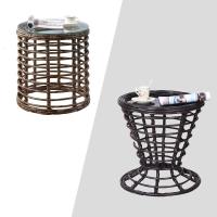 吊篮藤椅秋千吊椅家用室内懒人吊床摇椅阳台鸟巢吊兰椅网红摇篮椅定制 茶几，按发（随机）