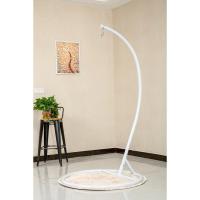 浪漫吊篮藤椅椅子室内ins网红店秋千椅吊椅卧室摇蓝懒人定制 单人杆子白色带底座