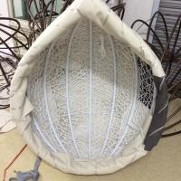 铁艺鸟巢吊椅吊兰藤椅吊篮秋千户外室内阳台懒人吊床躺椅摇椅定制 单个篮子(不带支架坐垫地毯)