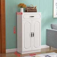 欧式鞋柜现代简约家用厅柜风格大容量多层口收纳鞋柜定制 2门白120高70长32宽