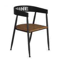 餐桌椅组合现代简约实木小方桌双人小户型家用阳台吃饭奶茶饮料店定制 A款椅子木板款(单张价) 默认尺寸