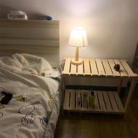 ins风床头柜排骨架实木质置物架租房改造心卧室定制