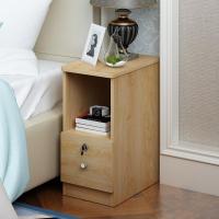 简易床头柜简约现代床边小型储物柜迷你卧室组装小柜子20/25/30cm定制