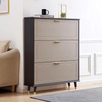 轻奢超薄鞋柜17cm厅玄关柜家用口翻斗式窄大容量储物收纳定制