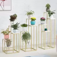 北欧花架客厅现代花架子简约绿萝落地式阳台多层置物架室内花盆架定制