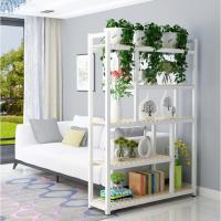 花架铁艺实木仿古多层绿萝阳台客厅省空间花盆架多肉鲜花架子定制