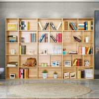 简易置物架简约现代书柜储物柜创意书橱自由组合格子落地收纳壁柜定制