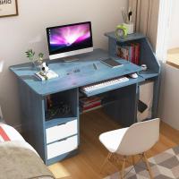 电脑桌台式家用书桌简约现代学生学习写字桌宿舍卧室简易办公桌子定制