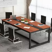简约现代长条电脑桌会议桌长桌办公桌办公台大班台培训洽谈桌书桌定制