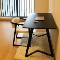 北欧书桌电脑桌现代简约书房家具写字台办公桌实木学生学习桌黑色定制