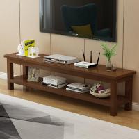 现代简约全实木电视柜茶几组合客厅小户型卧室简易高电视机柜定制