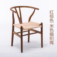 北欧实木餐椅子y椅餐椅休闲实木椅子凳子靠背椅现代简约创意椅子定制