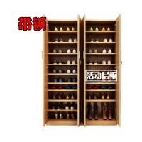 带锁鞋柜室外口防盗有锁家用收纳柜加锁楼道大容量鞋橱超高柜子定制