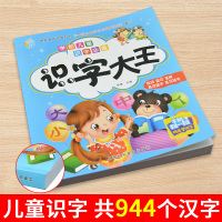 学前幼小衔接识字大王识字书看图认字书一日一练学前班教材全套幼儿识字书儿童识字卡片1一3-4-5-6岁升一年级早教书籍宝宝