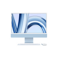 2023 新款 iMac 24英寸 4.5K 视网膜显示屏 M3 芯片[8+8核心]256GB 固态硬盘 8GB内存 蓝色 苹果一体机电脑 低配