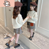 HUAYANGTU亲子装毛衣一家三口女童母女童装洋气2020新款秋冬儿童母子针织衫家