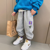 HUAYANGTU男童加绒裤子2020冬装新款自制中大童休闲棉长裤宝宝厚儿童运动裤裤子童