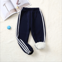 HUAYANGTU2020冬季新款儿童棉裤加绒加厚男女童外穿保暖一体羔绒休闲长裤裤子童