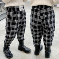 HUAYANGTU女童棉裤冬季儿童夹棉长裤加厚女宝宝北方一条过冬男童束脚裤外穿裤子童