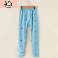 HUAYANGTU莱卡棉儿童睡裤秋裤棉男童女童中童大童单条棉毛裤宝宝睡裤衬裤裤子童