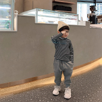 HUAYANGTU童装运动字母裤子潮流棉裤2020冬款中小童束脚裤加厚长裤裤子童