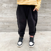 HUAYANGTU男童休闲裤秋冬加绒儿童裤子2020新款童装小童运动裤冬装宝宝长裤裤子童
