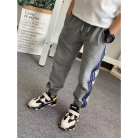 HUAYANGTU男童裤子儿童深秋加绒加厚宽松运动裤休闲裤中大童长裤潮薄款校裤裤子童