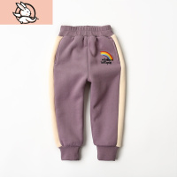 HUAYANGTU加厚过冬 儿童棉加绒裤女童收口加厚保暖裤厚实 冬款棉裤 童装裤子童