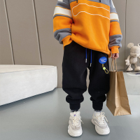 HUAYANGTU男童加绒裤子2020冬装新款自制中大童双面棉裤宝宝长裤儿童运动裤裤子童